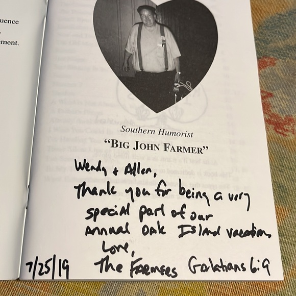 For The Funnybone And The Heart by Southern Humorist John G. “Big John” Farmer - Picture 4 of 16